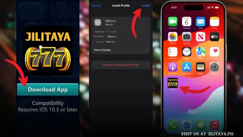 Install Jilitaya App iOS